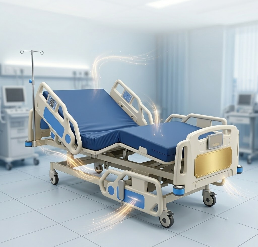 FIVE FUNCTION ICU BED ELECTRIC